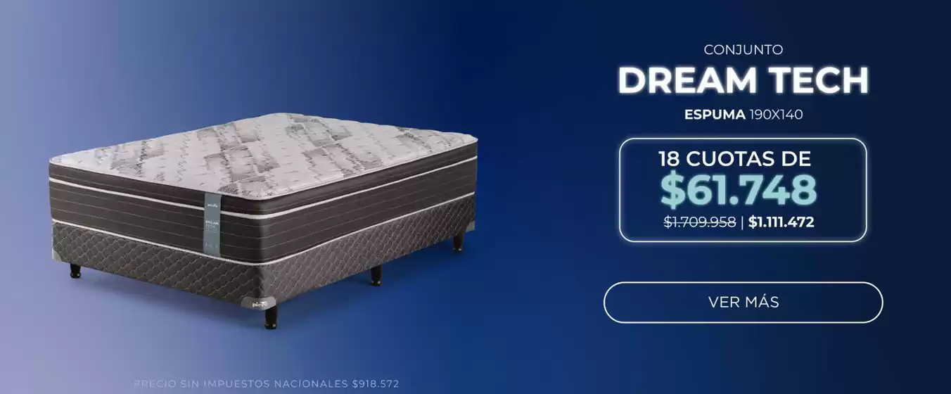 Catálogo Piero Colchones | Dream tech! | 2025-07-18T00:00:00.000Z - 2025-08-05T00:00:00.000Z