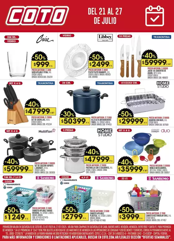 Coto Afiche Web Ofertas Bazar