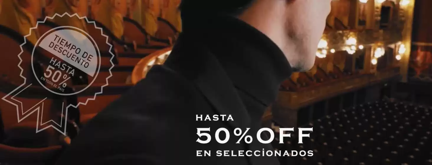Hasta 50% off