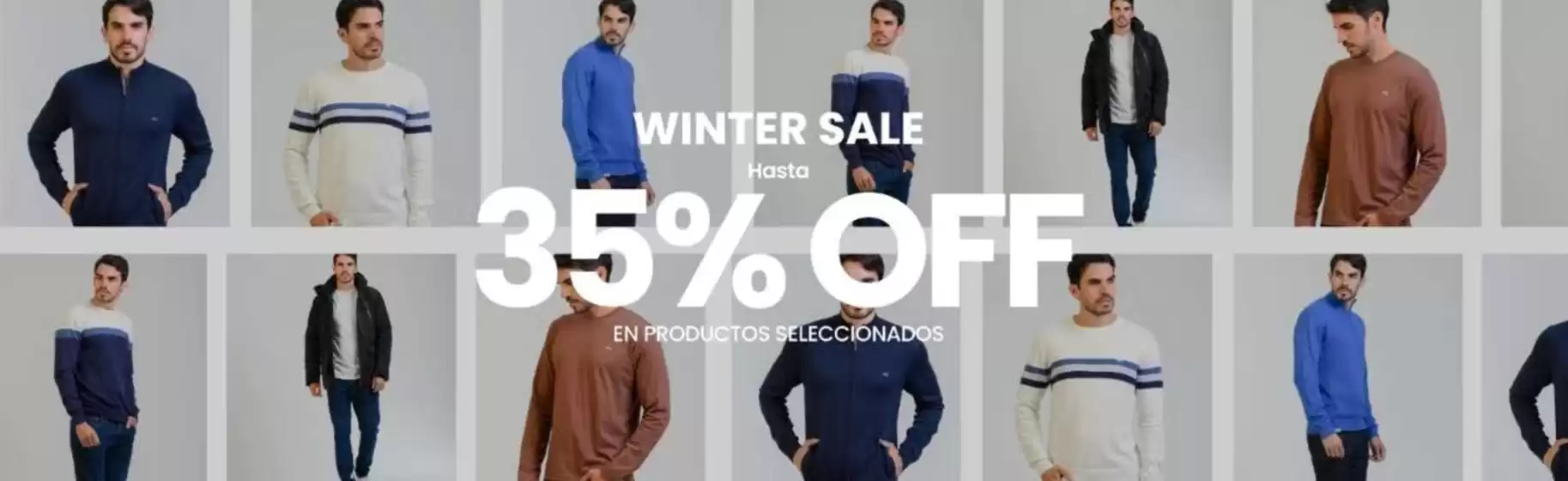 Winter Sale! Hasta 35%off