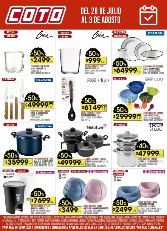 Coto Afiche Web Ofertas Bazar