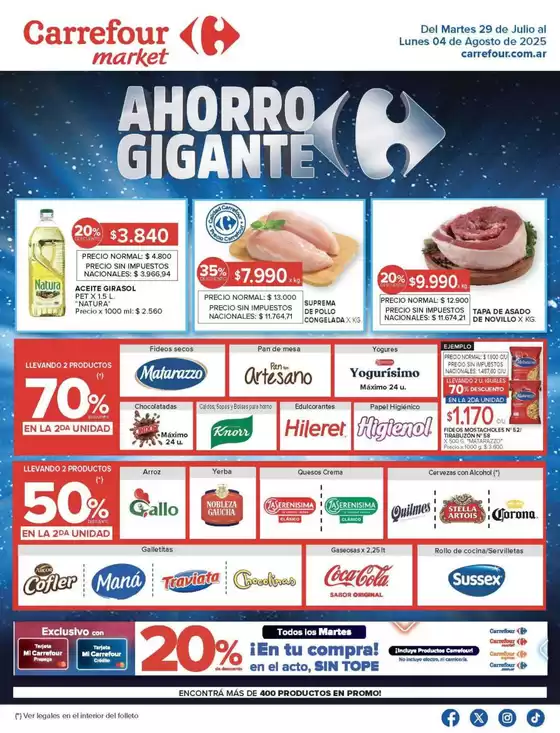 Gran variedad de ofertas