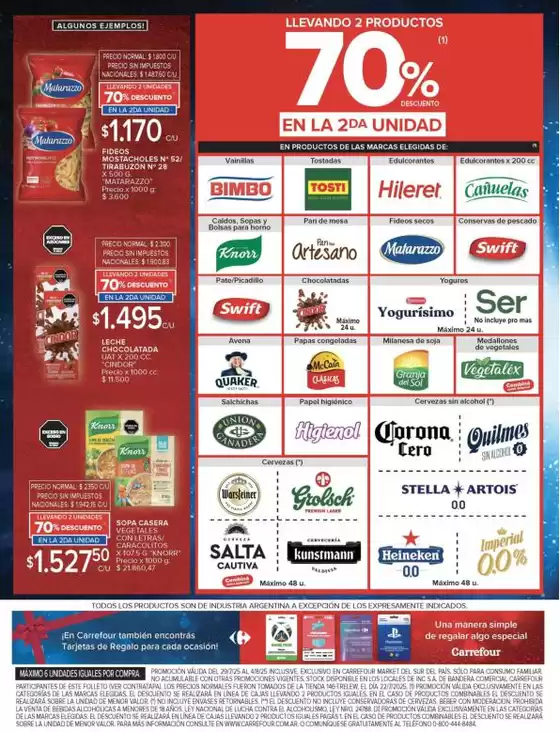 Gran variedad de ofertas