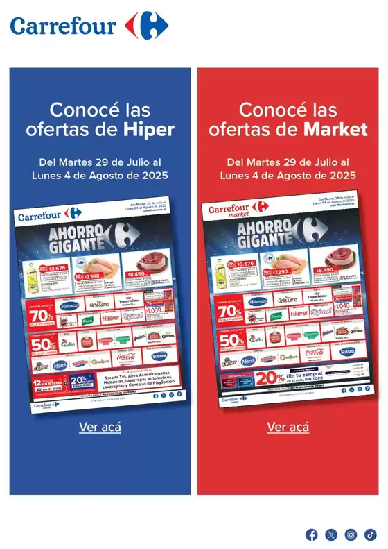 Ofertas Carrefour | 29 de Julio al 04 de Agosto
