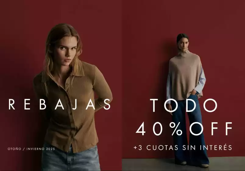 Rebajas. Todo 40% off