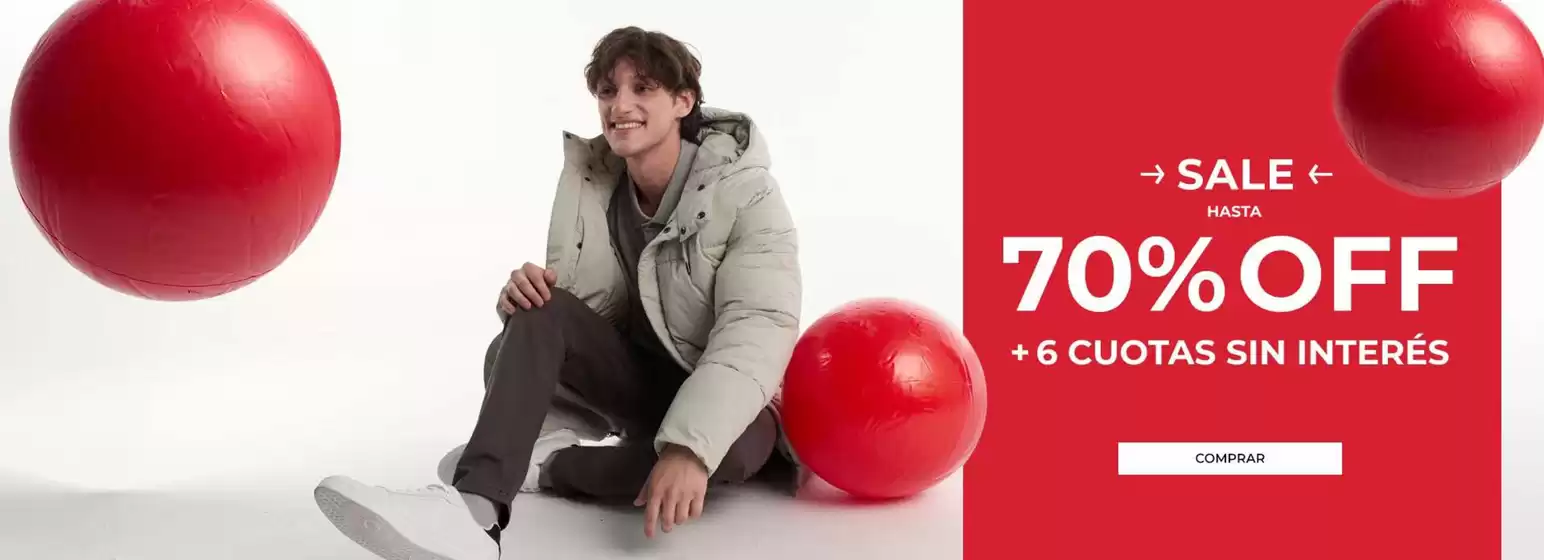 Sale hasta 70% OFF