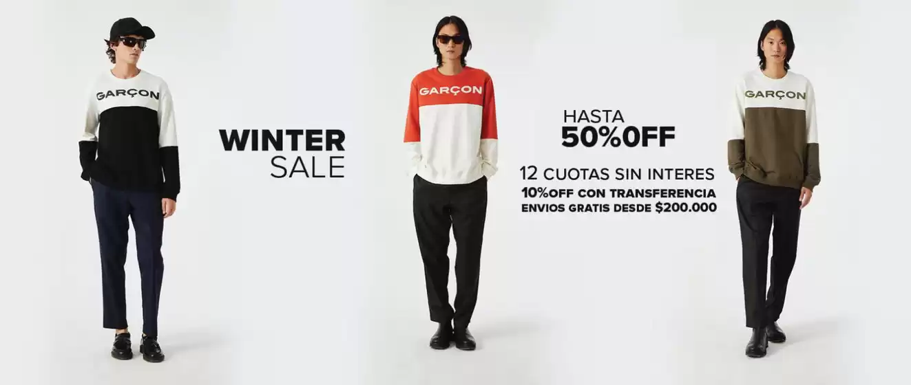 Winter Sale! Hasta 50% off