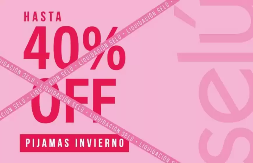 Hasta 40% off