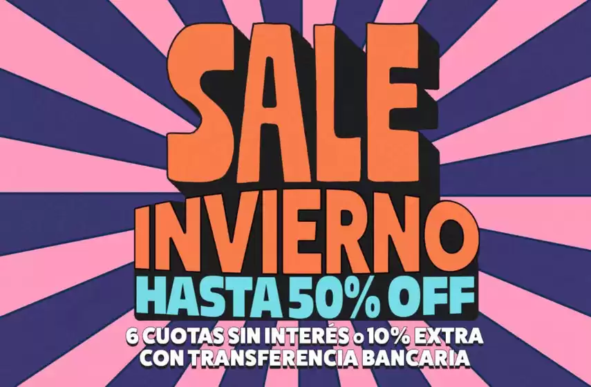 Sale hasta 50% OFF
