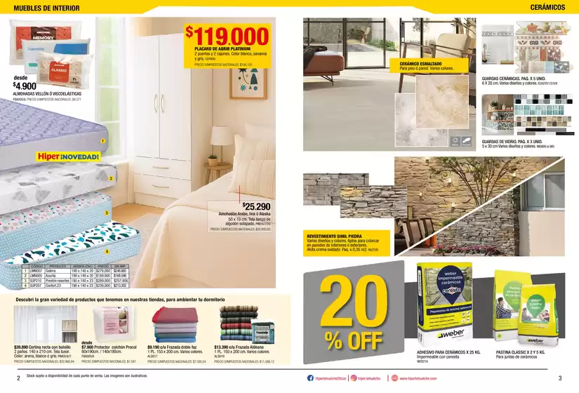 Ofertas Hipertehuelche
