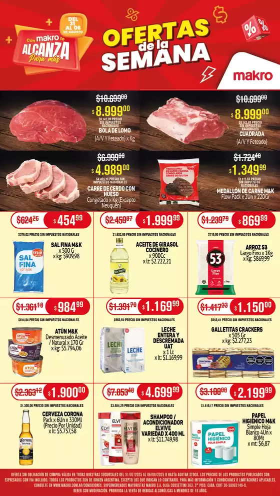 Catálogo Makro en Lanus Este | Ofertas semanales | 2025-07-31T00:00:00.000Z - 2025-08-06T00:00:00.000Z