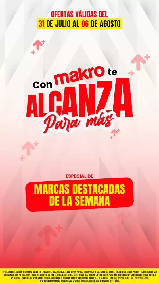 Catálogo Makro en Lanus Este | Ofertas Especiales | 2025-07-31T00:00:00.000Z - 2025-08-06T00:00:00.000Z