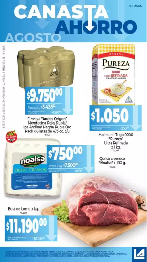 Catálogo La Anonima en Lanus Este | Gangas y ofertas actuales | 2025-08-01T00:00:00.000Z - 2025-08-21T00:00:00.000Z