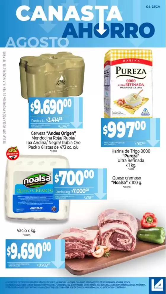 Catálogo La Anonima en Lanus Este | Ofertas y promociones actuales | 2025-08-01T00:00:00.000Z - 2025-08-31T00:00:00.000Z