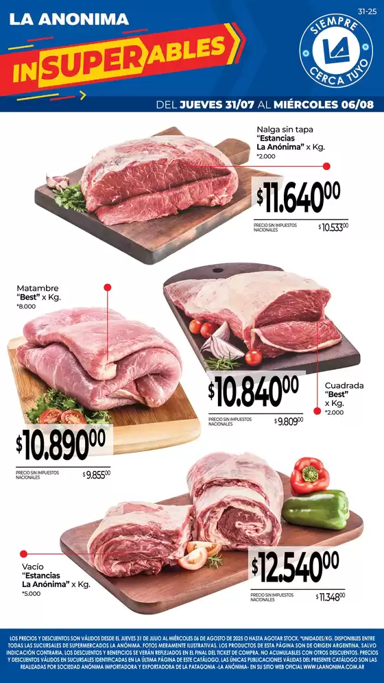 Catálogo La Anonima en Lanus Este | Excelente oferta para cazadores de gangas | 2025-07-31T00:00:00.000Z - 2025-08-06T00:00:00.000Z