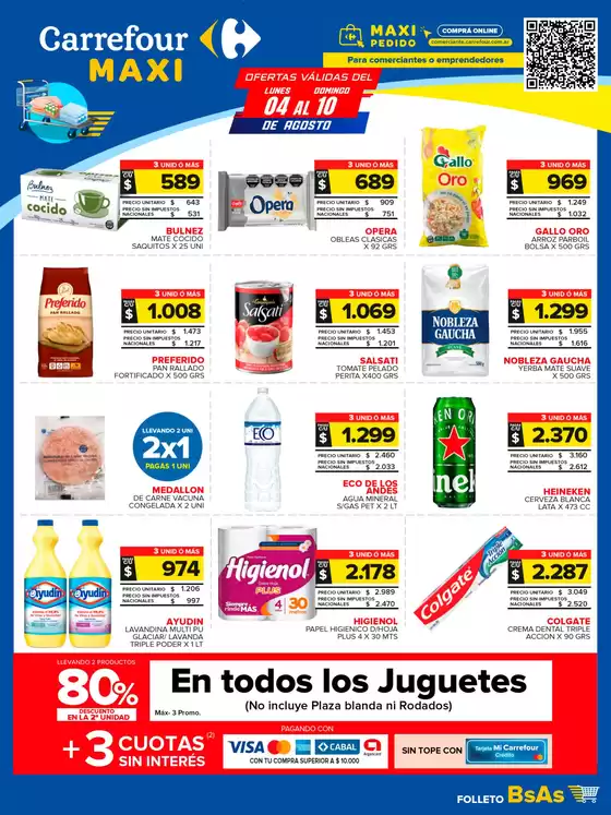 Catálogo Carrefour Maxi en El Carril | OFERTAS SEMANALES | 2025-08-04T00:00:00.000Z - 2025-08-10T00:00:00.000Z