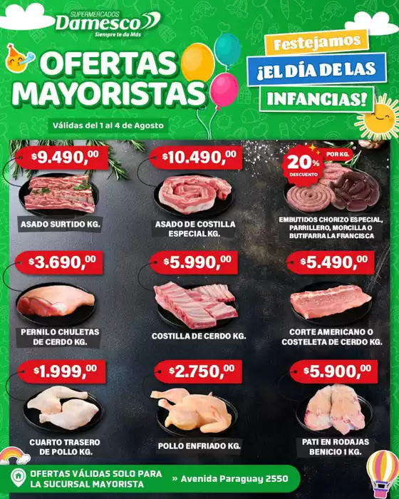 Catálogo Supermercados Damesco en San Jorge | Gangas exclusivas | 2025-08-01T00:00:00.000Z - 2025-08-04T00:00:00.000Z