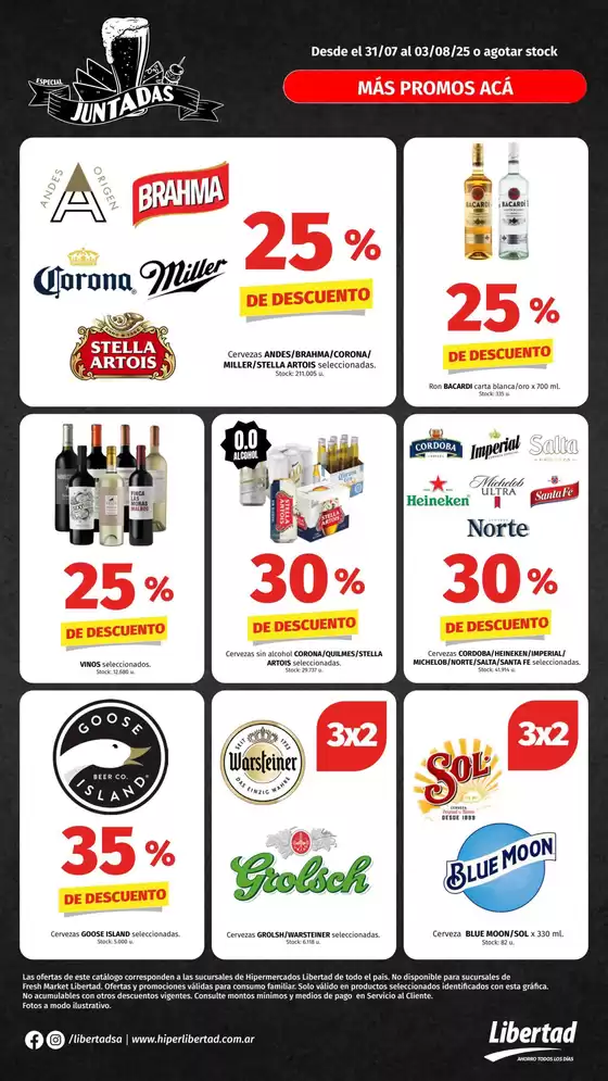 Gran variedad de ofertas
