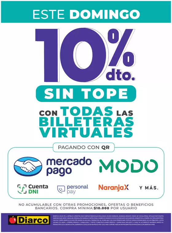 Catálogo Diarco en Villa Dolores (Catamarca) | Diarco 10% Off En Todas Las Billeteras Virtuales | 2025-08-03T00:00:00.000Z - 2025-08-03T00:00:00.000Z
