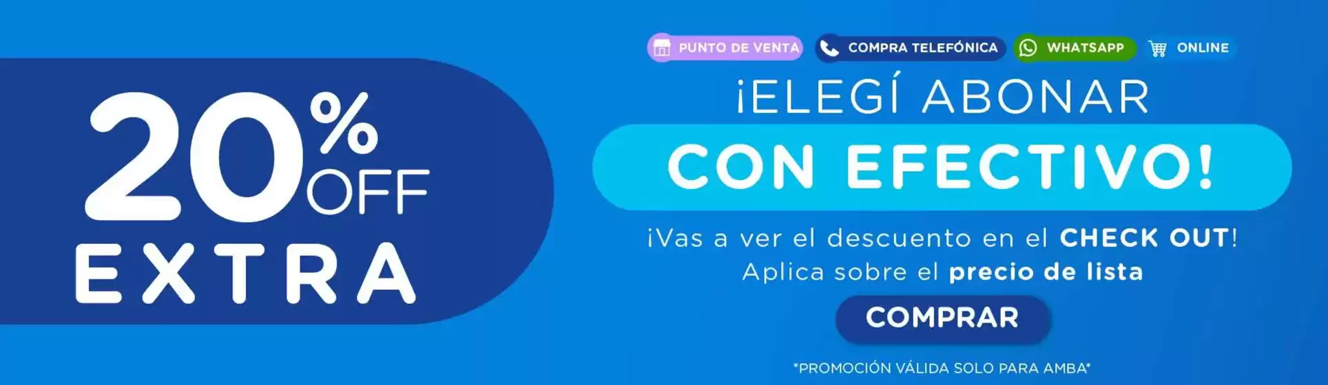 Promoción! 20% off