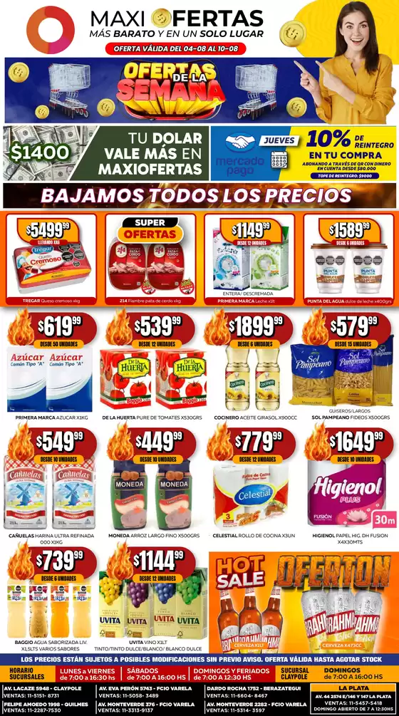 Catálogo Maxi Ofertas en Rivadavia (Mendoza) | Ofertas Maxi Ofertas | 2025-08-04T00:00:00.000Z - 2025-08-10T00:00:00.000Z