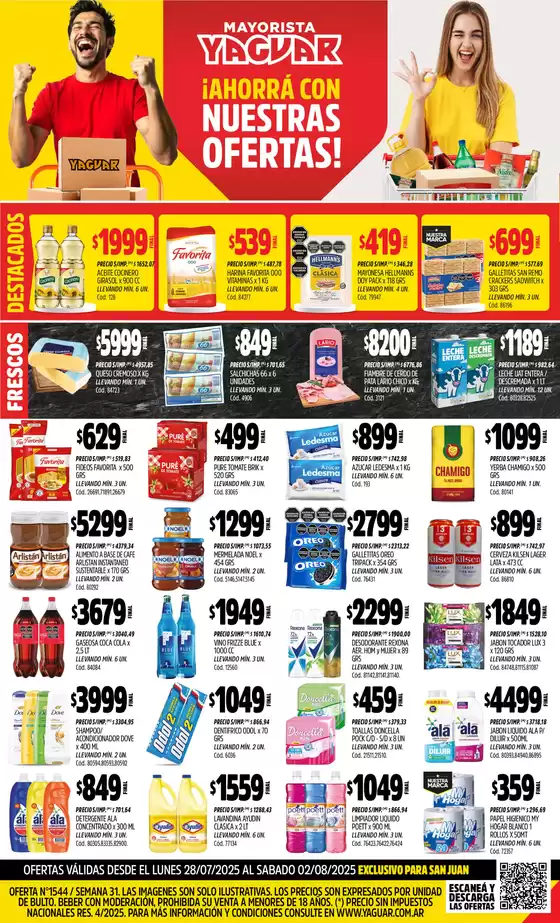Catálogo Supermercados Yaguar en Eugenio Bustos | Nuestras mejores ofertas para ti | 2025-08-04T00:00:00.000Z - 2025-08-09T00:00:00.000Z