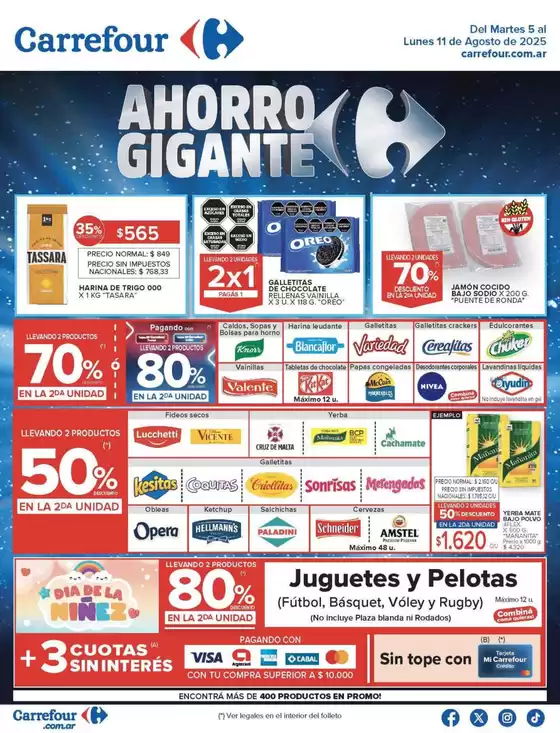 Gran variedad de ofertas