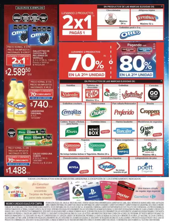 Gran variedad de ofertas