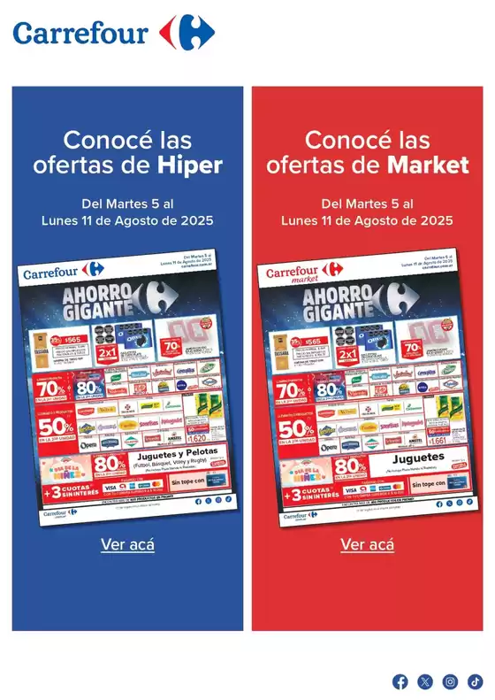 Catálogo Carrefour en El Calafate | Descuentos y promociones | 2025-08-05T00:00:00.000Z - 2025-08-11T00:00:00.000Z