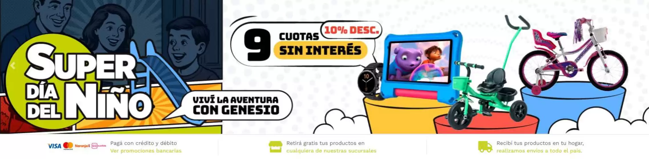 9 cuotas sin interes!!