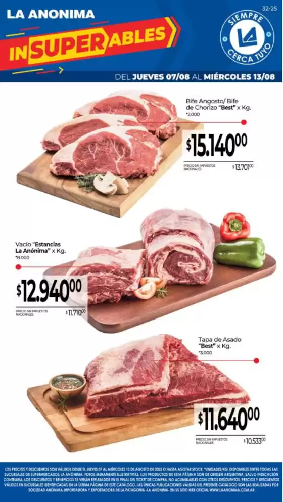 Ofertas principales para todos los clientes