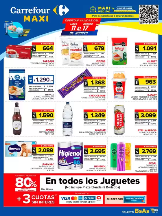Catálogo Carrefour Maxi en Martínez | OFERTAS SEMANALES | 2025-08-11T00:00:00.000Z - 2025-08-17T00:00:00.000Z