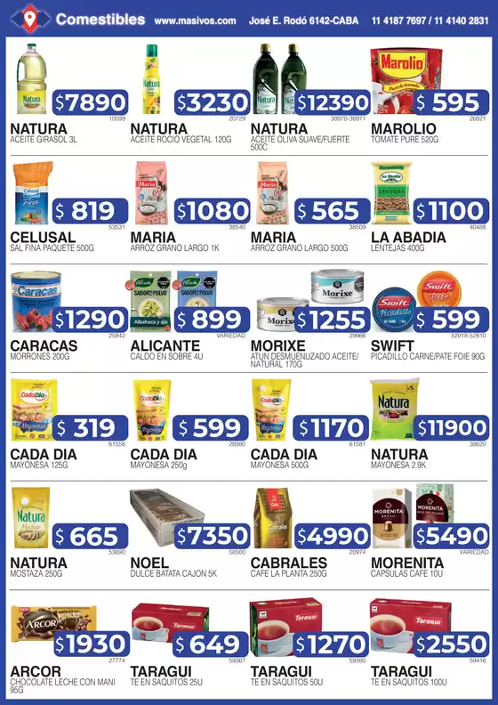 Ofertas Masivos