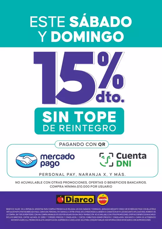 Catálogo Diarco en Tartagal (Salta) | Ofertas principales para ahorradores | 2025-08-09T00:00:00.000Z - 2025-08-10T00:00:00.000Z