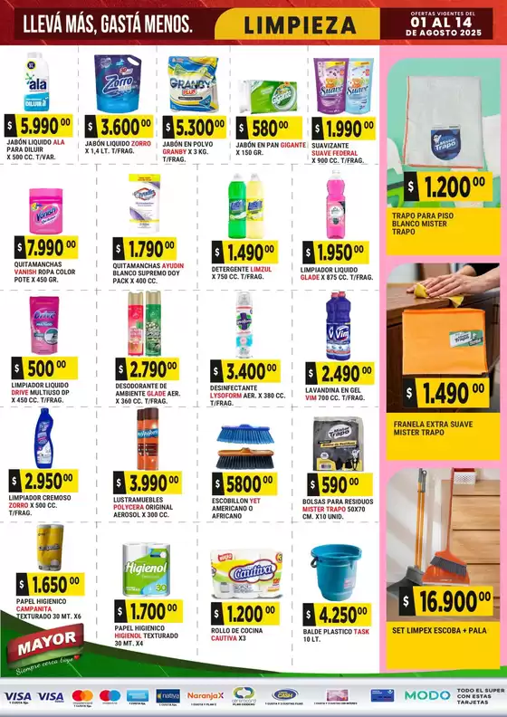 Catálogo Supermercados Mayor en Firmat | Ahorra ahora con nuestras ofertas | 2025-08-01T00:00:00.000Z - 2025-08-14T00:00:00.000Z