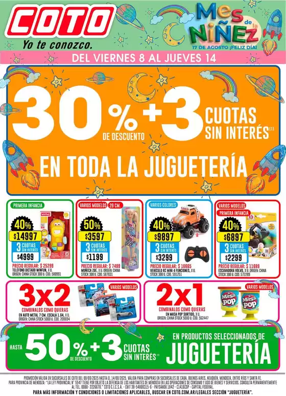 Coto Afiche Jugueteria