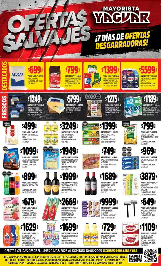 Ofertas Supermercados Yaguar