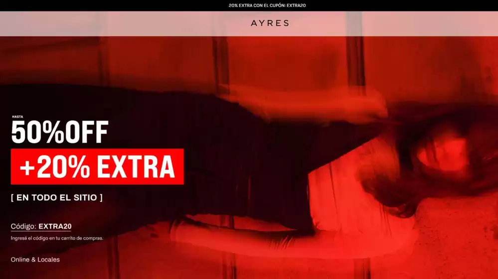 Hasta 50% off