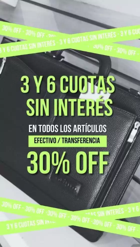 3 y 6 cuotas sin interes!!