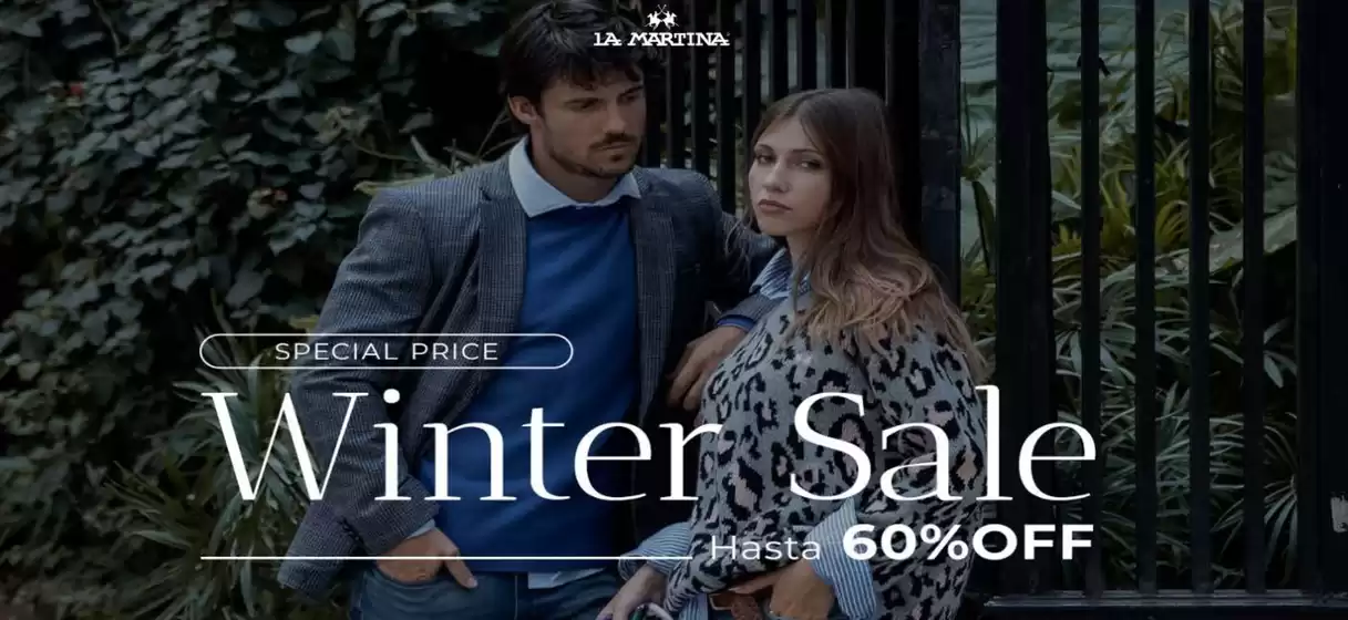 Winter Sale! Hasta 60% off