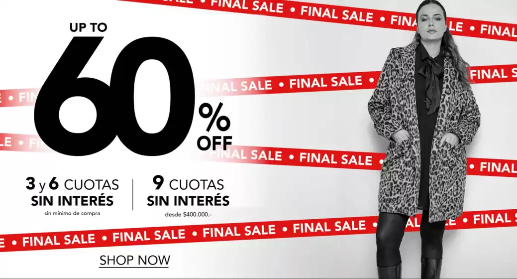 Up to 60% off