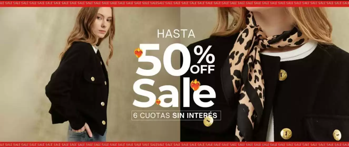 Hasta 50% off