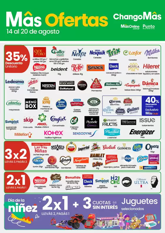 Catálogo HiperChangomas en Neuquén | Más ofertas | 2025-08-14T00:00:00.000Z - 2025-08-20T00:00:00.000Z