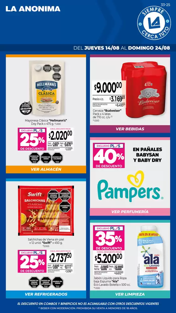 Gran variedad de ofertas