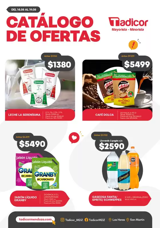 Catálogo Supermercados Tadicor