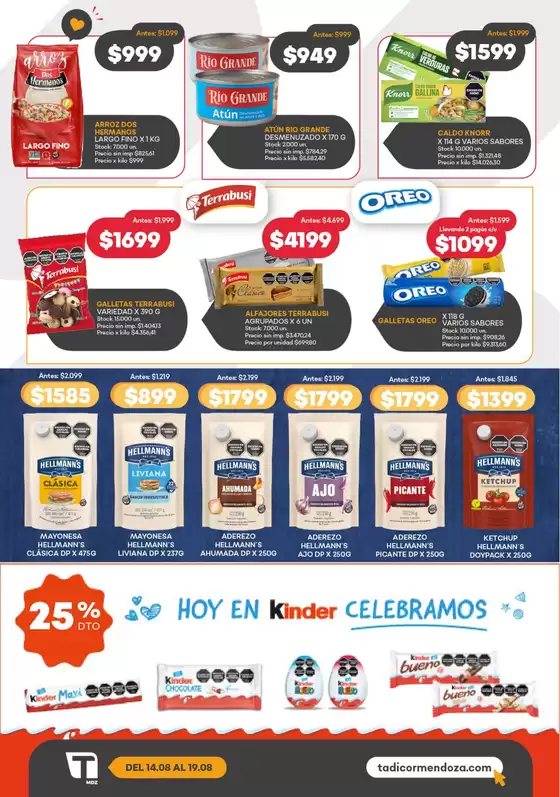 Catálogo Supermercados Tadicor