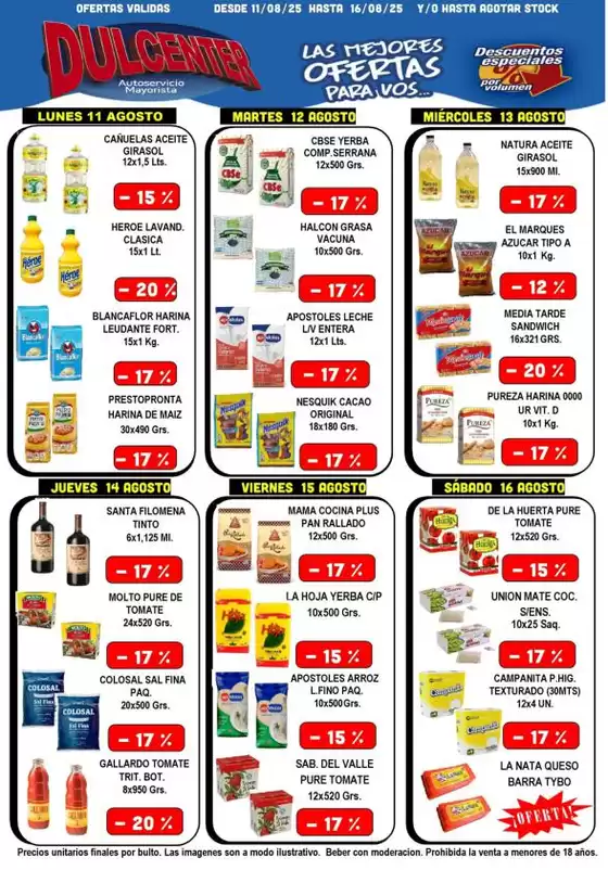 Catálogo Dulcenter en San José de Metán | Descubre ofertas atractivas | 2025-08-11T00:00:00.000Z - 2025-08-16T00:00:00.000Z