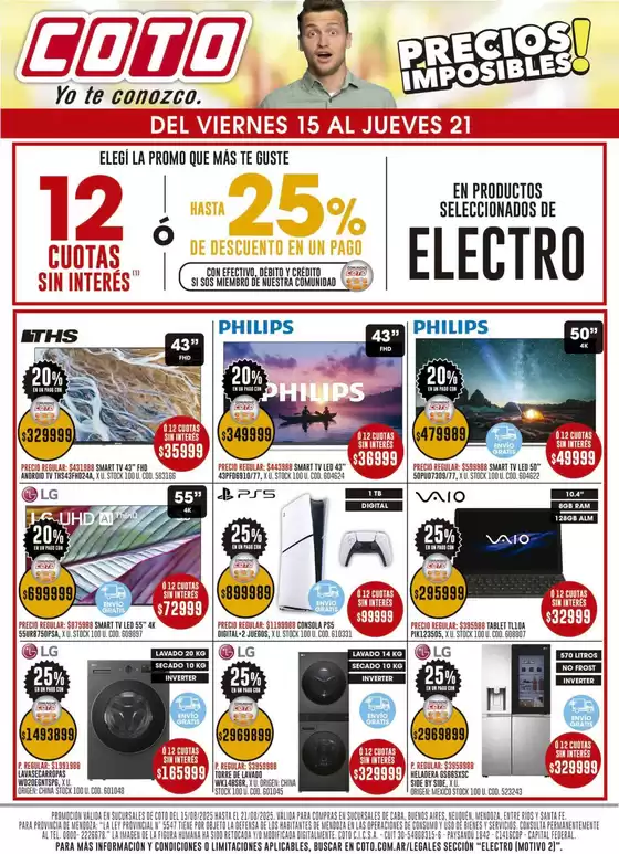 Coto Afiche Electro Motivo