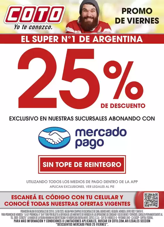 Catálogo Coto | Coto Afiche Descuento | 2025-08-15T00:00:00.000Z - 2025-08-15T00:00:00.000Z