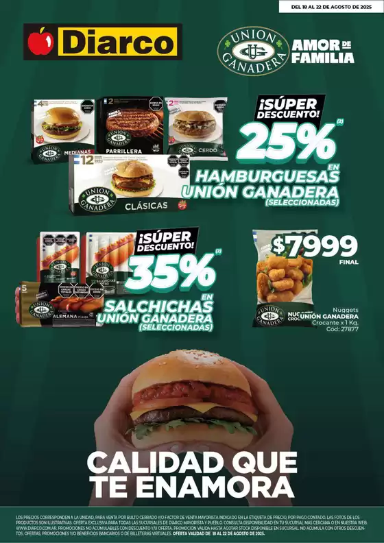Catálogo Diarco en San Miguel de Tucumán | Nuestras mejores ofertas para ti | 2025-08-18T00:00:00.000Z - 2025-08-22T00:00:00.000Z